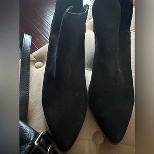 Black Ankle Boots Frye black Suede
